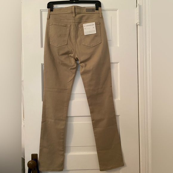 NWT AG Mari High-Rise Slim Straight Cloud Soft Denim Jeans - Picture 8 of 10